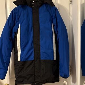 NWTs Nautica Black and Blue Boys XL Winter Jacket